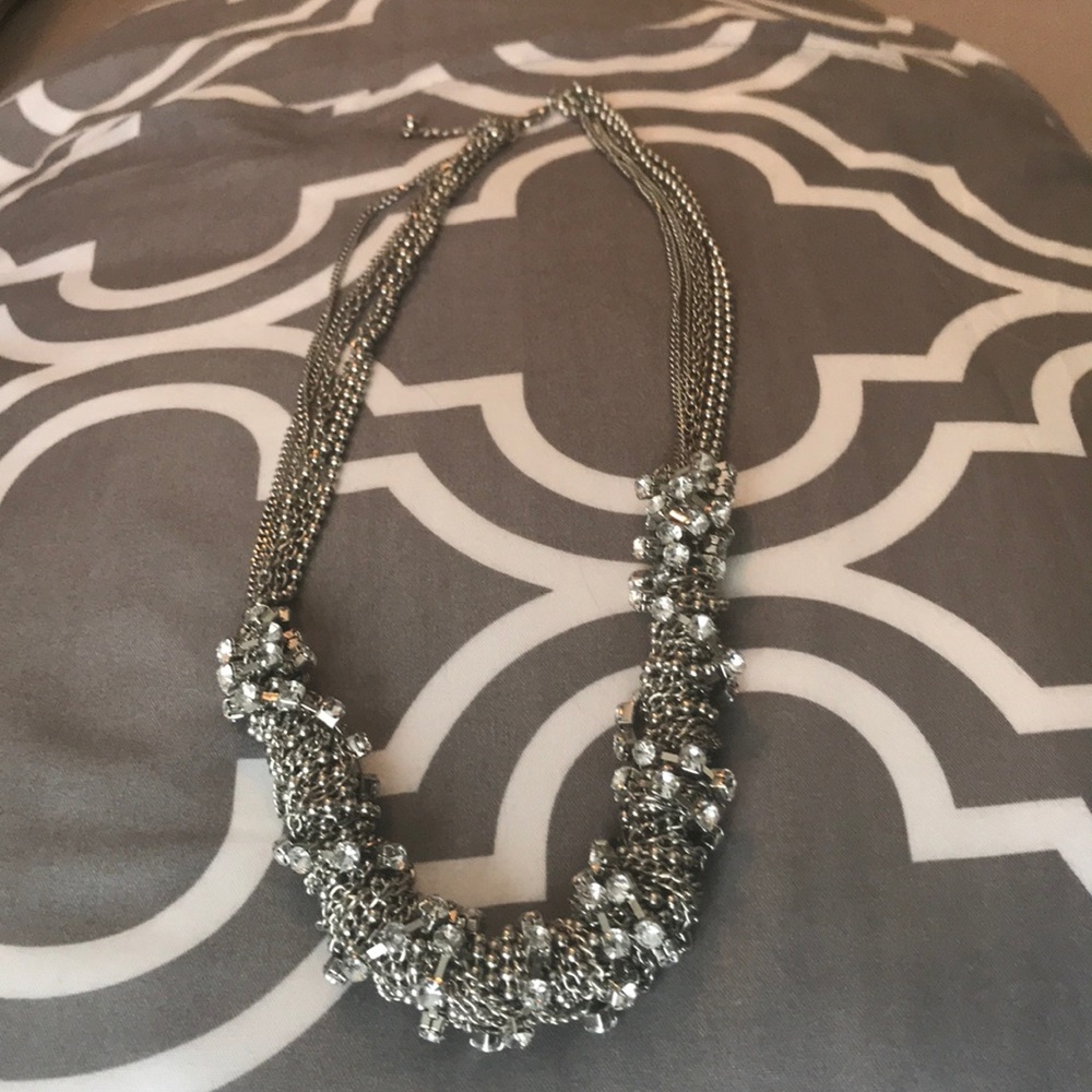 Silver Jewel Necklace